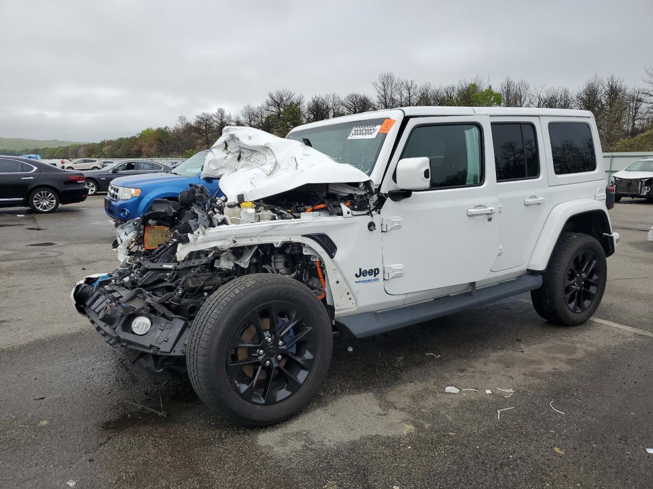 2021 Jeep Wrangler Unlimited Sahara 4Xe zu verkaufen in Brookhaven, NY - Front End