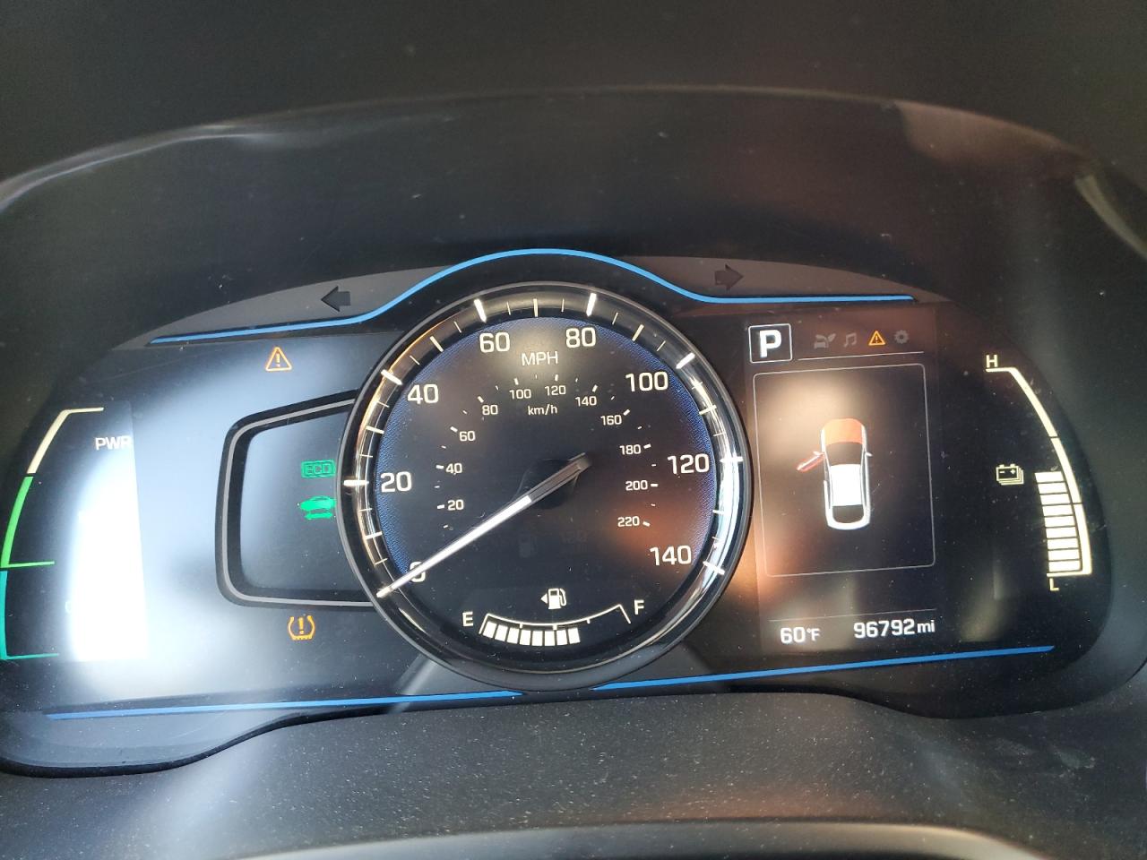 2018 Hyundai Ioniq Blue VIN: KMHC65LC4JU096316 Lot: 57842825