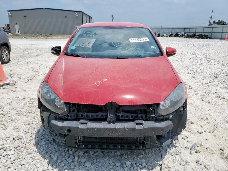  VOLKSWAGEN GOLF 2013 Czerwony