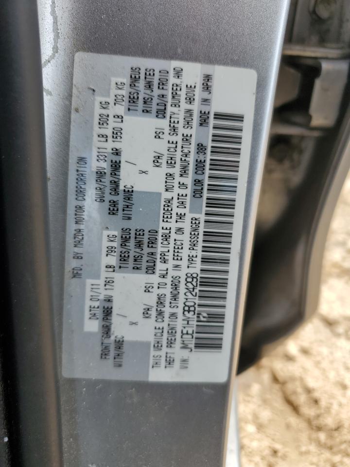 2011 Mazda Mazda2 VIN: JM1DE1HY3B0124298 Lot: 57154675