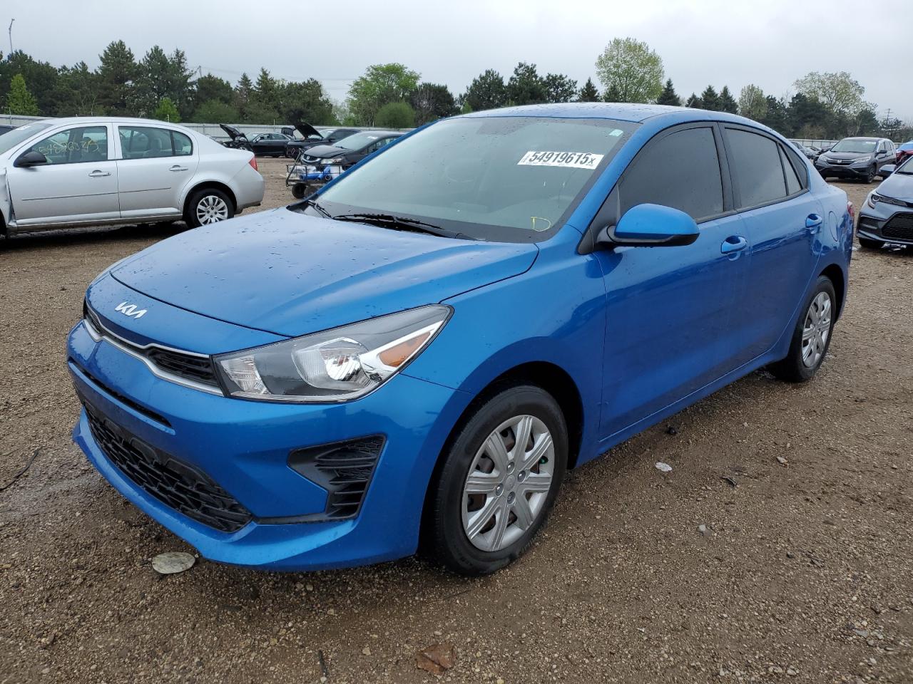 2022 Kia Rio Lx zu verkaufen in Elgin, IL - Hail