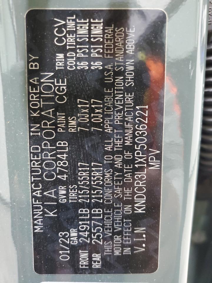 2023 Kia Niro Wind VIN: KNDCR3L1XP5036221 Lot: 55641625