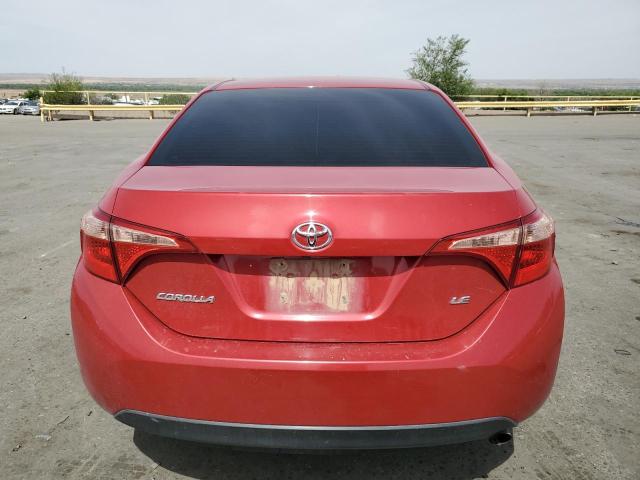  TOYOTA COROLLA 2017 Червоний