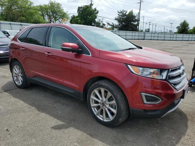  FORD EDGE 2017 Czerwony