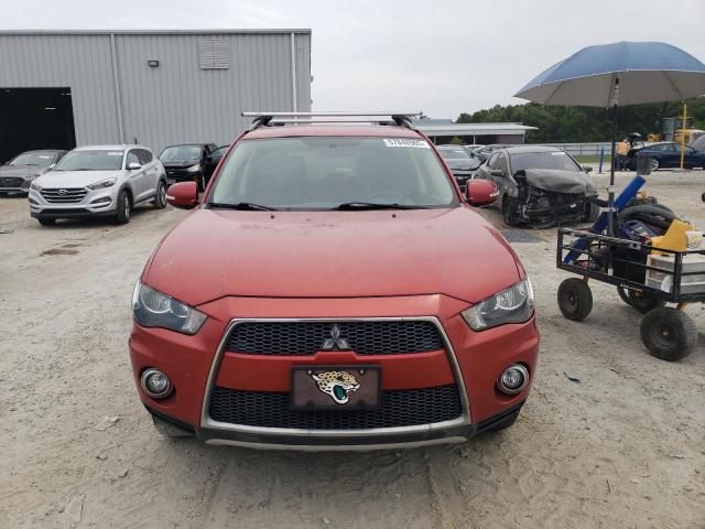  MITSUBISHI OUTLANDER 2013 Czerwony