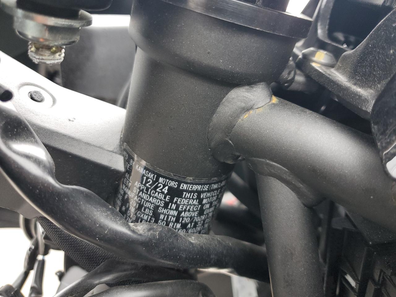 2025 Kawasaki Ex650 P VIN: ML5EXEP11SDAF2402 Lot: 58165655