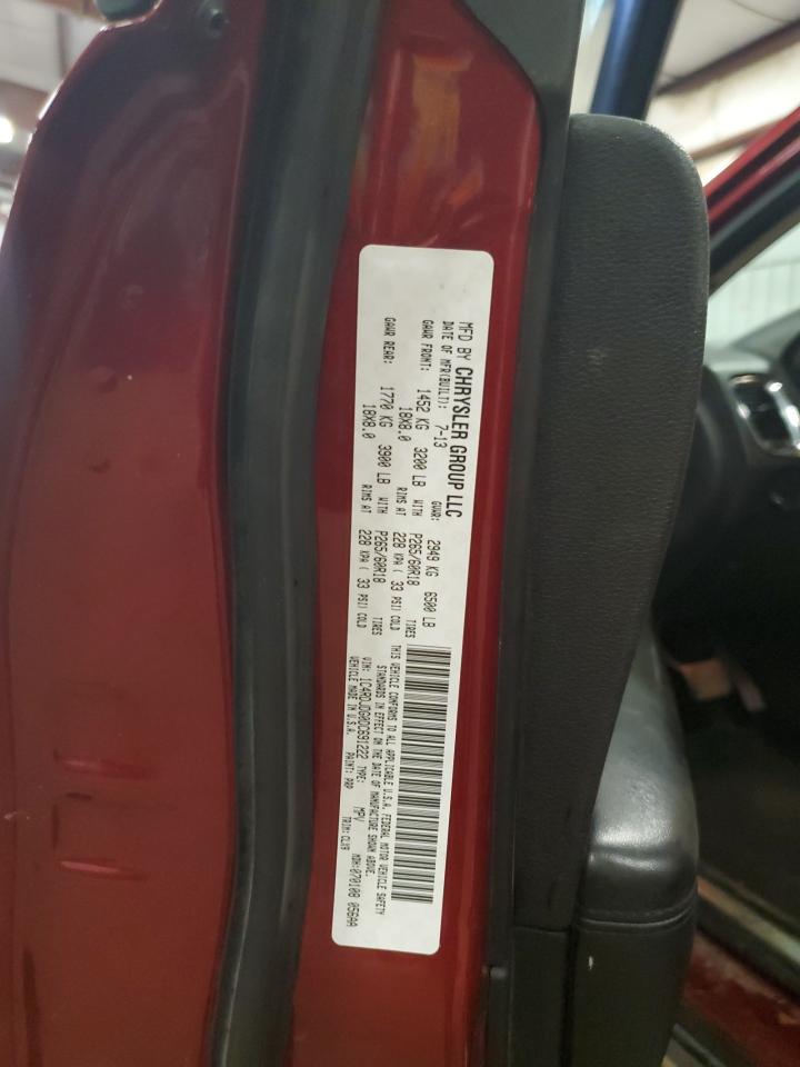 2013 Dodge Durango Crew VIN: 1C4RDJDG0DC691222 Lot: 56941605