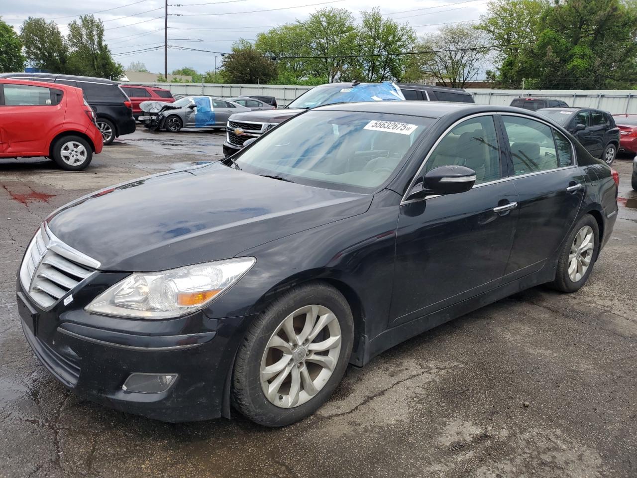 2013 Hyundai Genesis 3.8L de vânzare în Moraine, OH - Front End