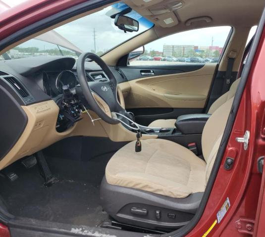 Sedans HYUNDAI SONATA 2013 Czerwony