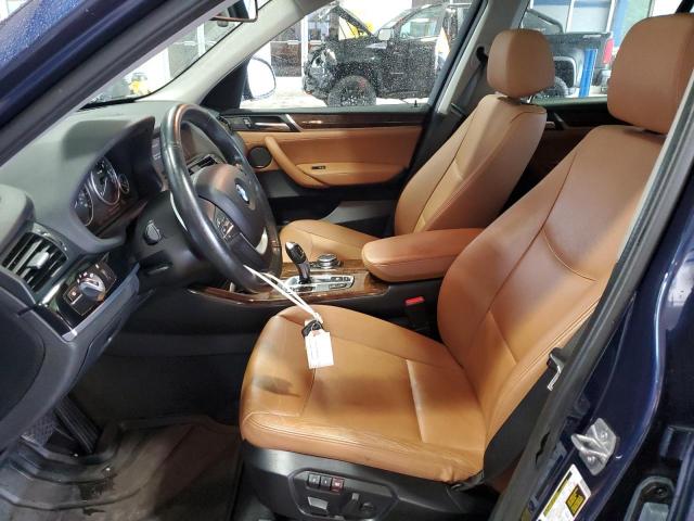  BMW X3 2016 Синий