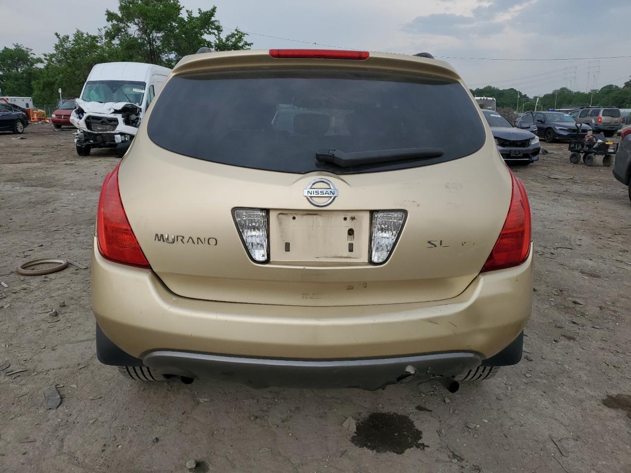 2003 Nissan Murano Sl VIN: JN8AZ08W23W212200 Lot: 55386665