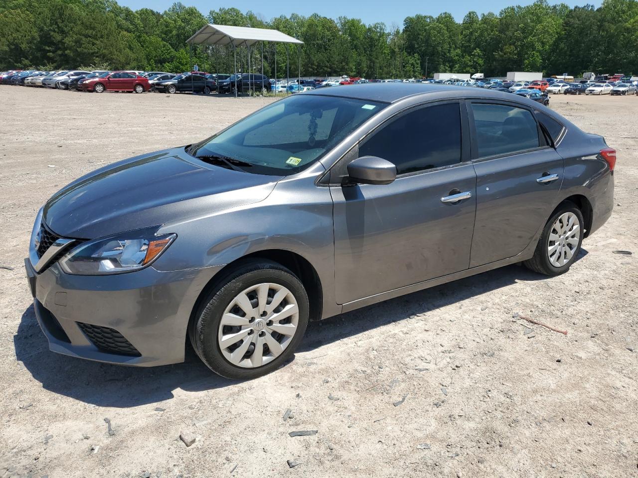 2019 Nissan Sentra S за продажба в Charles City, VA - Side