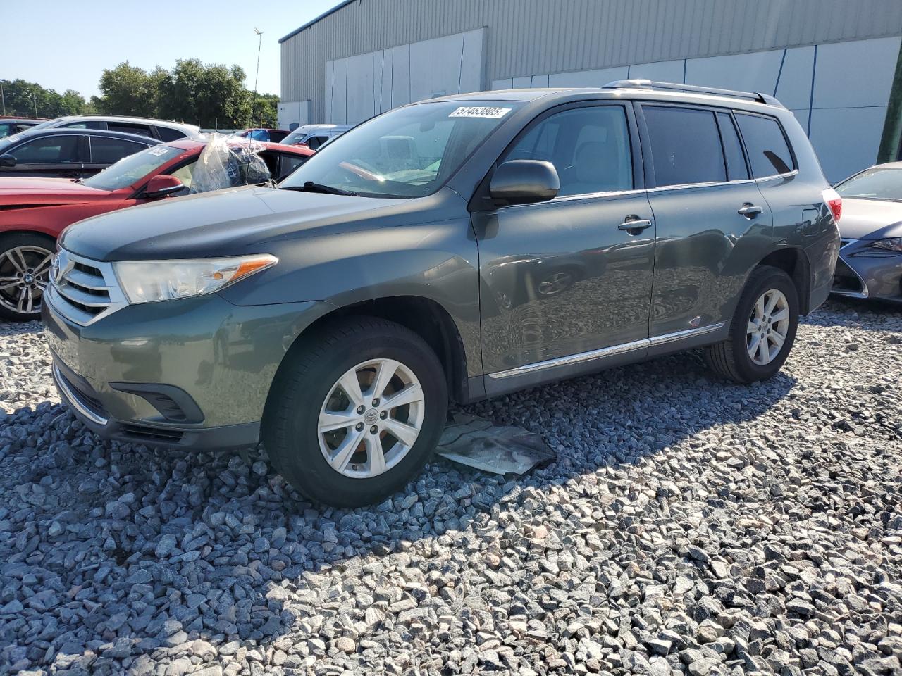 2012 Toyota Highlander Base en Venta en Apopka, FL - Front End