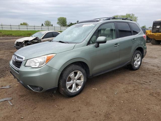  SUBARU FORESTER 2014 Зеленый