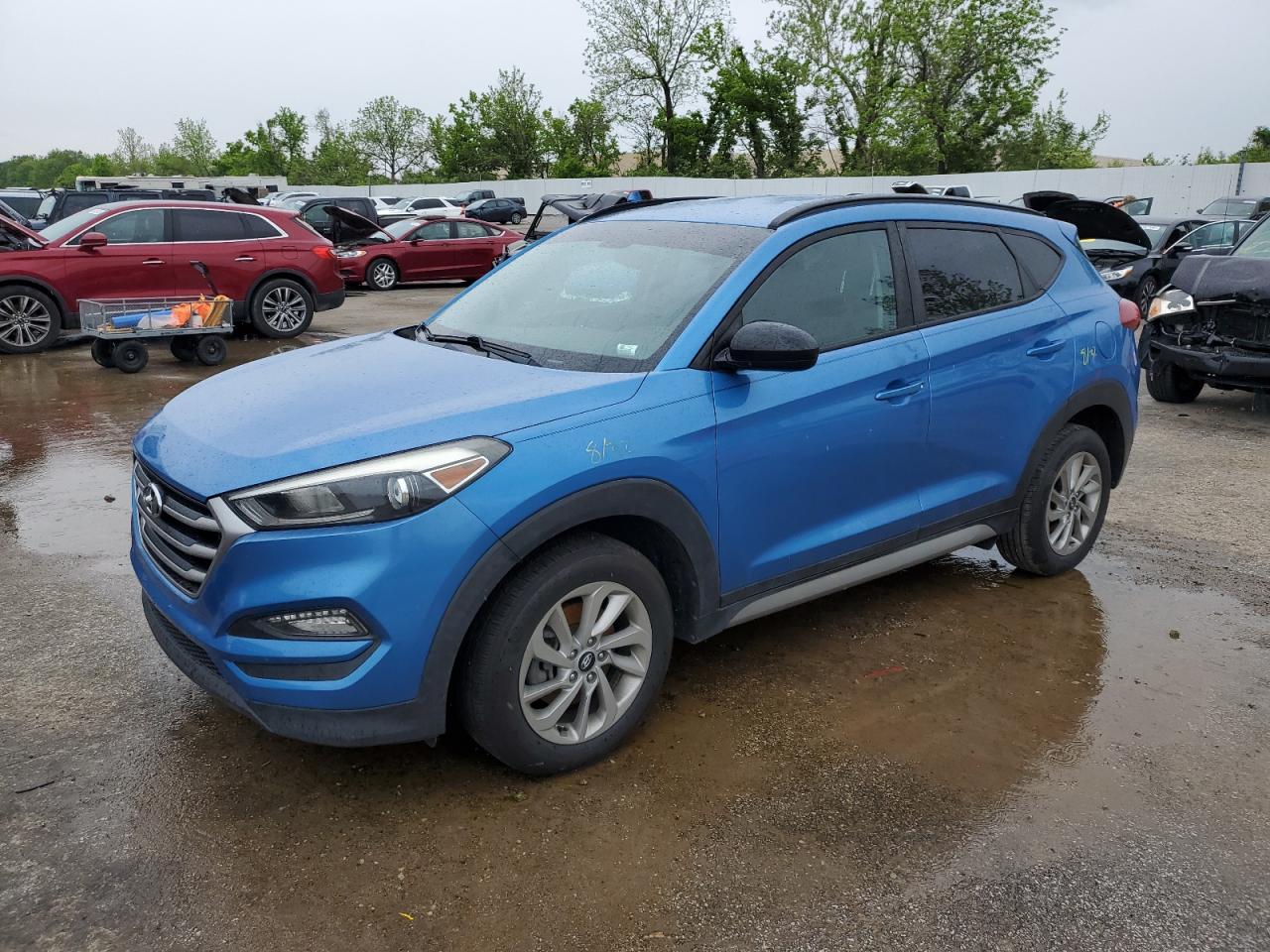 2017 Hyundai Tucson Limited for Sale in Bridgeton, MO - Vandalism