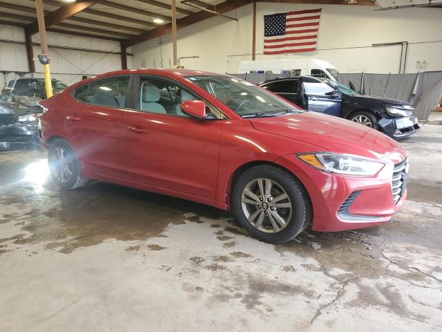  HYUNDAI ELANTRA 2018 Czerwony