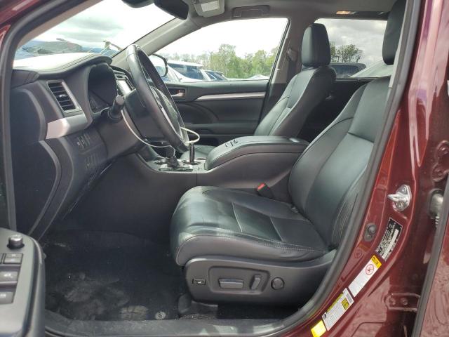  TOYOTA HIGHLANDER 2018 Бургунді