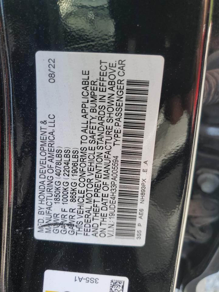 2023 Acura Integra A-Spec VIN: 19UDE4H33PA005594 Lot: 56233905
