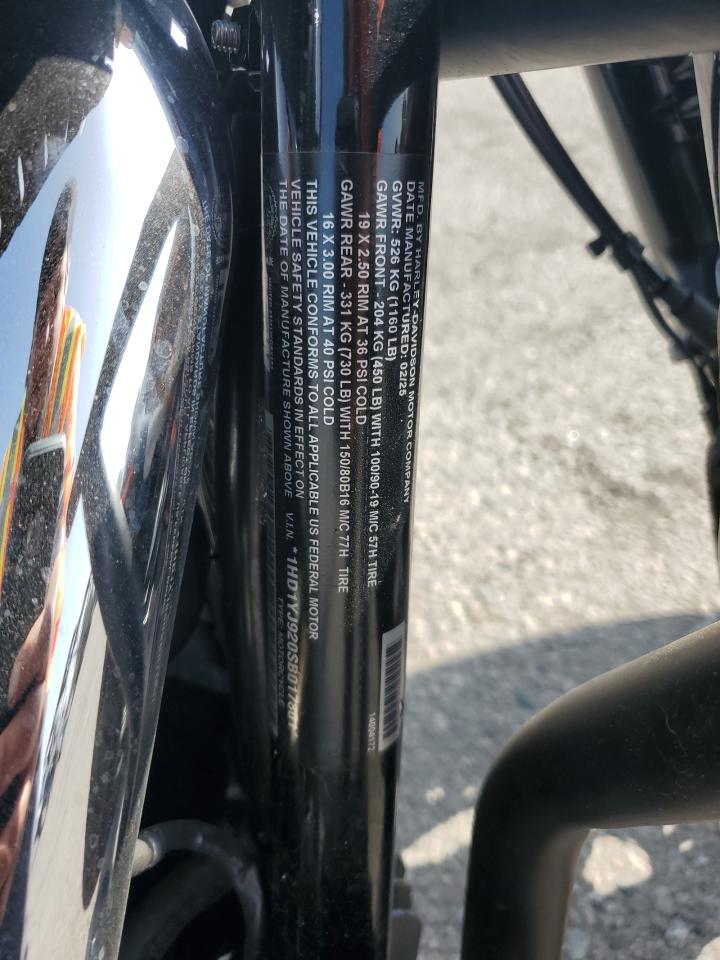2025 Harley-Davidson Fxbb VIN: 1HD1YJ920SB017801 Lot: 57893655
