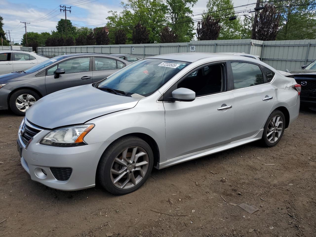 2013 Nissan Sentra S na sprzedaż w New Britain, CT - Rear End