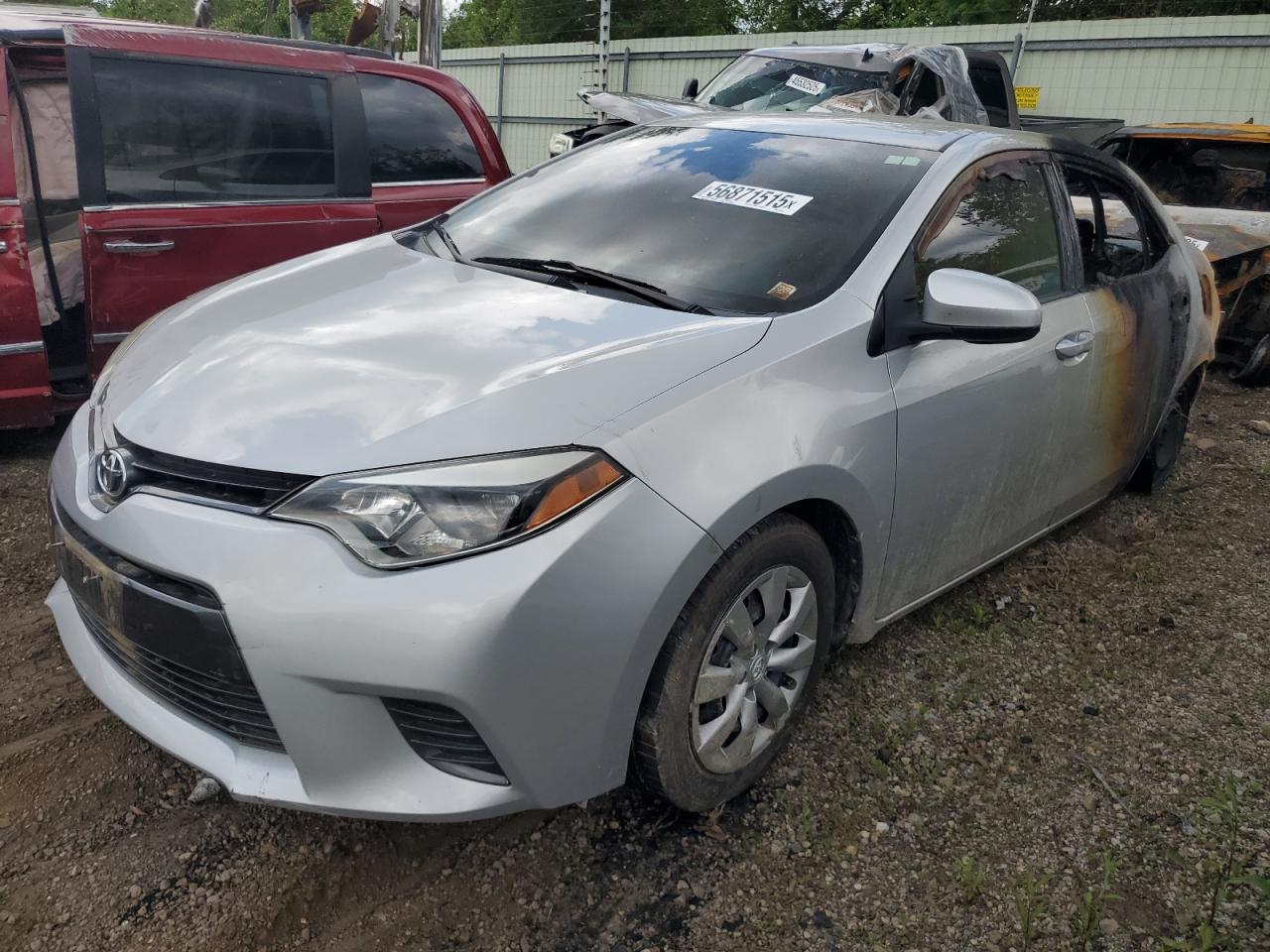 2016 Toyota Corolla L en Venta en Pekin, IL - Burn - Interior