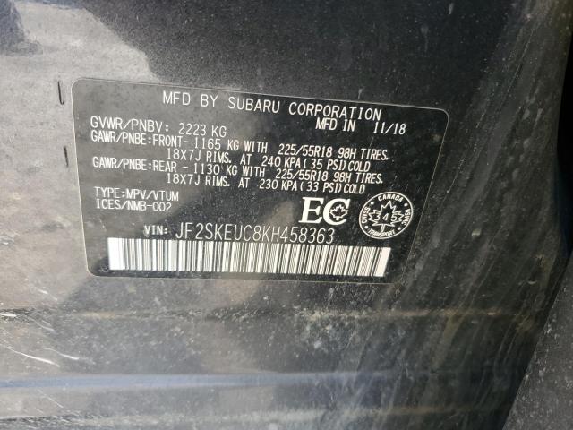 2019 SUBARU FORESTER LIMITED  