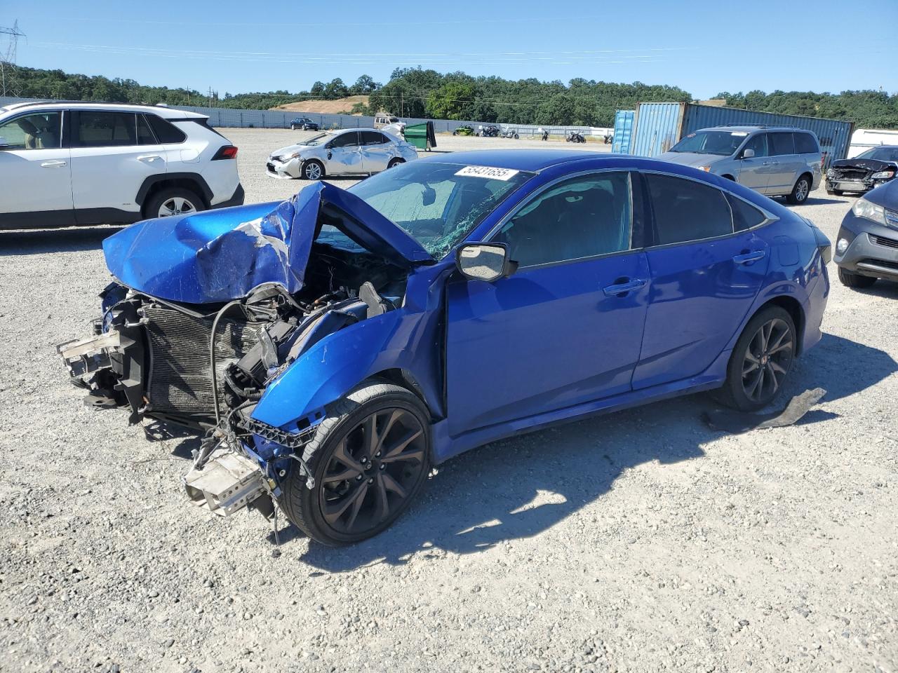 2020 Honda Civic Sport zu verkaufen in Anderson, CA - Front End