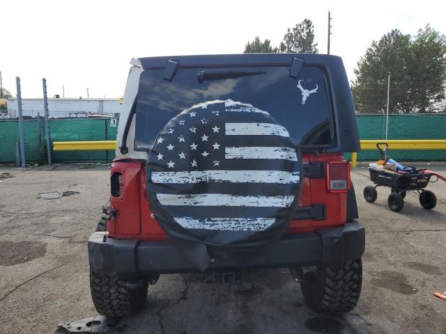 Parquets JEEP WRANGLER 2014 Czerwony