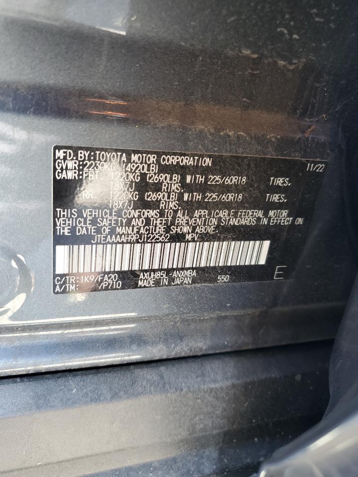 2023 Toyota Venza Le VIN: JTEAAAAH9PJ122562 Lot: 56572405