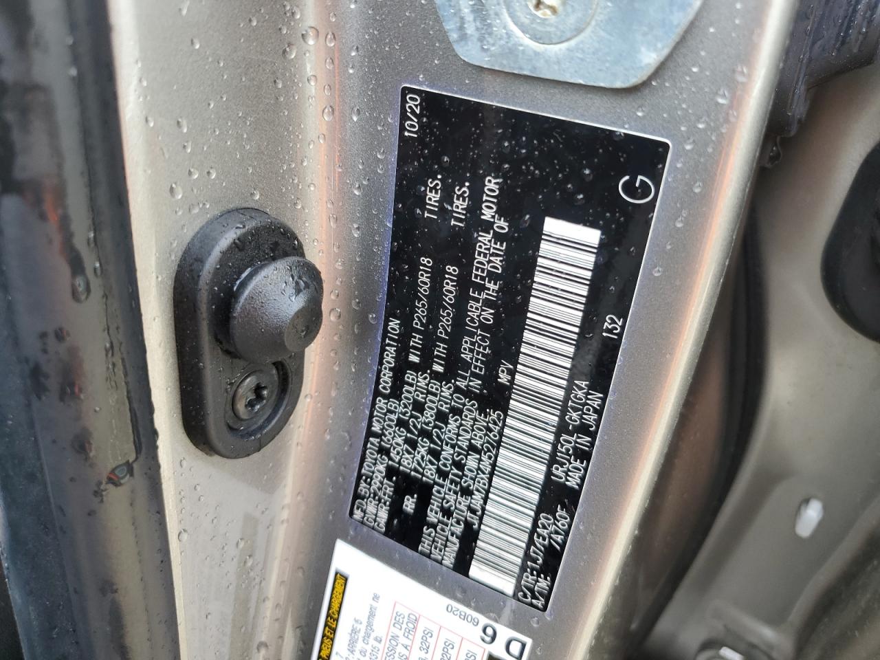 2021 Lexus Gx 460 Premium VIN: JTJAM7BX4M5276425 Lot: 54580595
