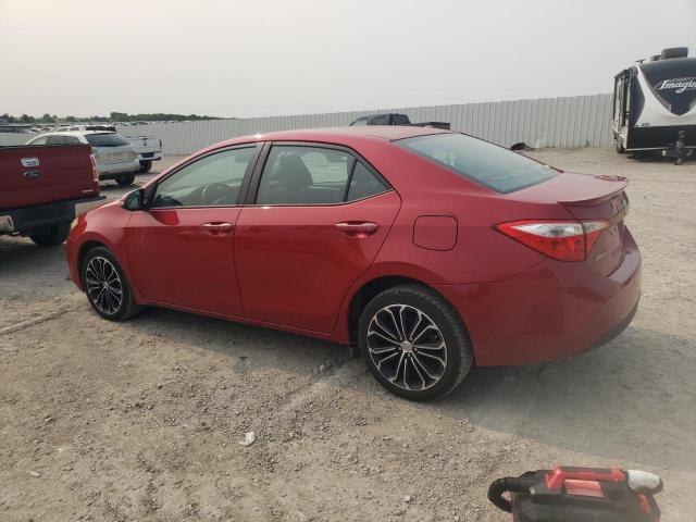 Sedans TOYOTA COROLLA 2015 Red