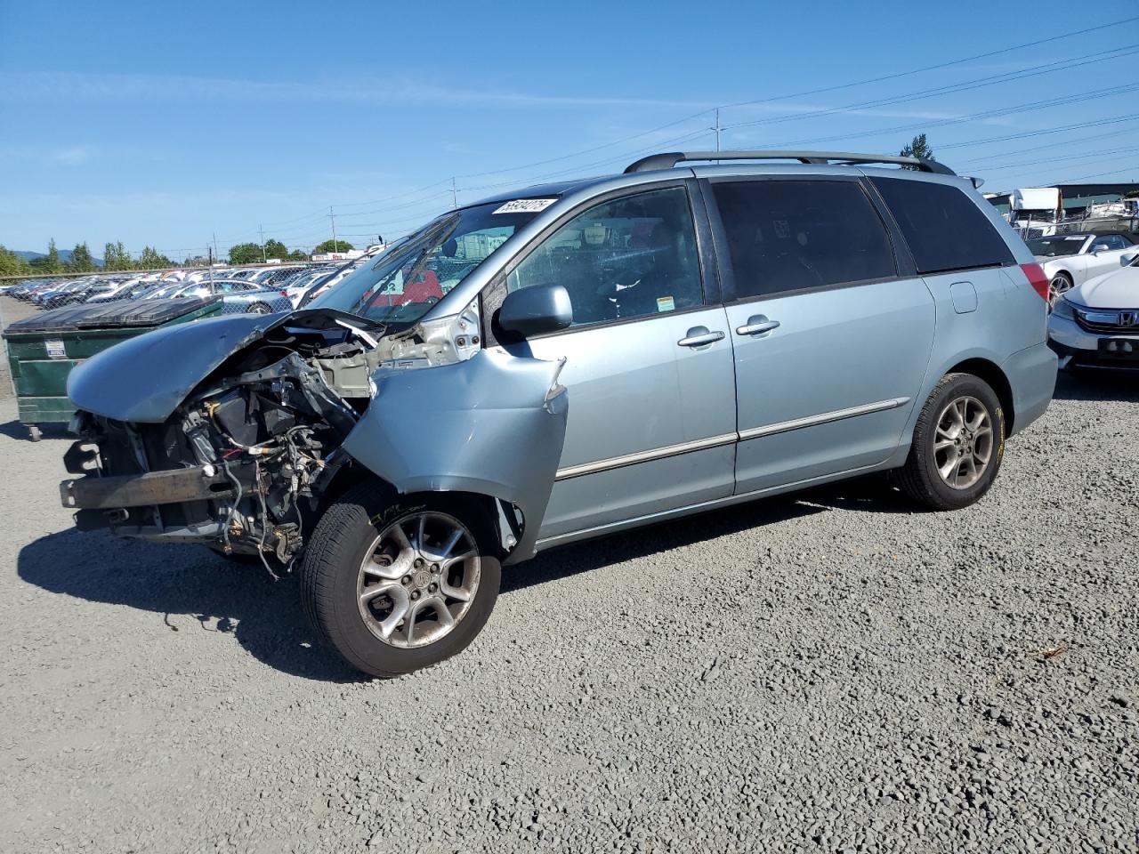 2005 Toyota Sienna Xle на продаже в Eugene, OR - Front End