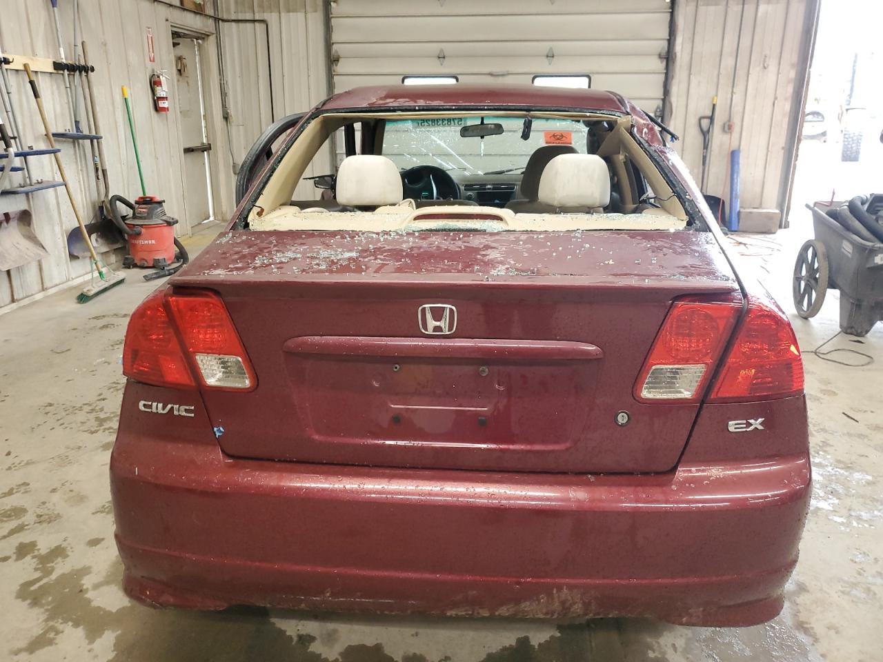 2004 Honda Civic Ex VIN: 2HGES26764H589218 Lot: 57833825