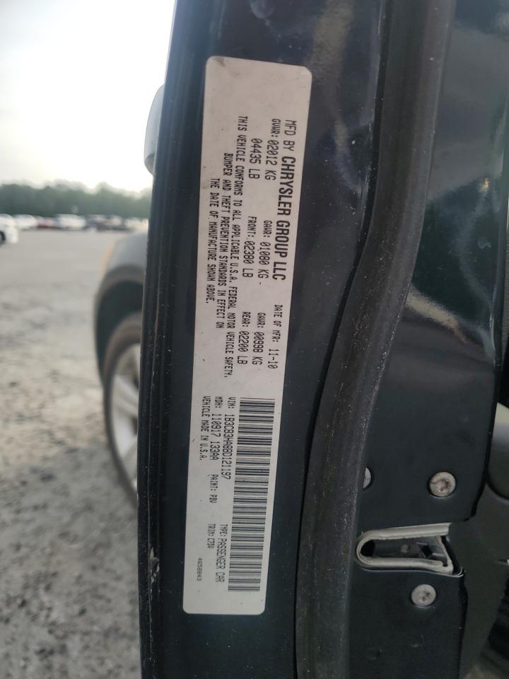 2011 Dodge Caliber Mainstreet VIN: 1B3CB3HA8BD121197 Lot: 57511355