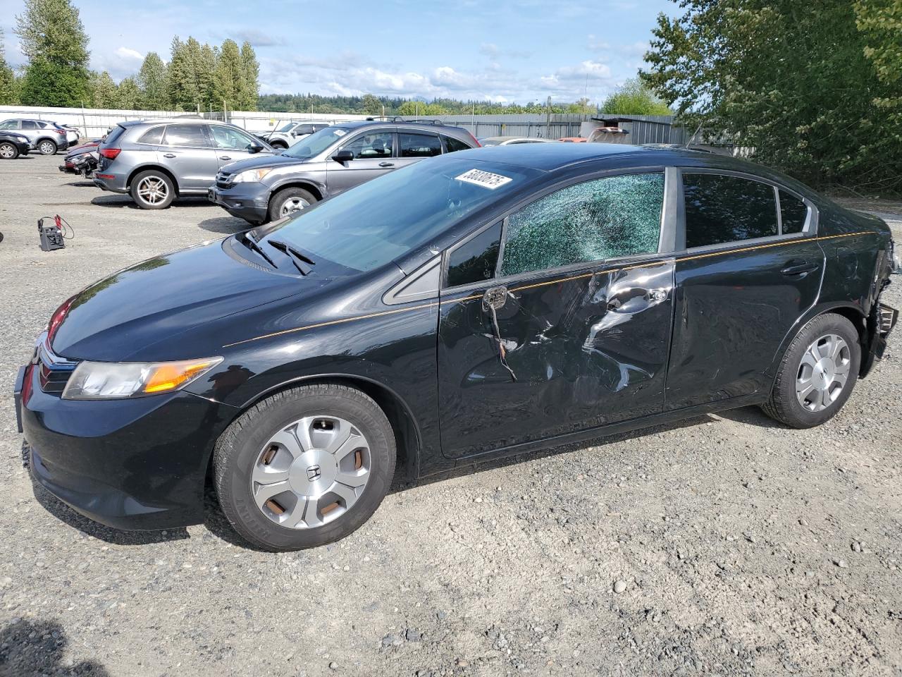2012 Honda Civic Hybrid L de vânzare în Arlington, WA - Rear End