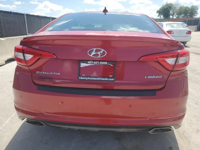  HYUNDAI SONATA 2017 Red