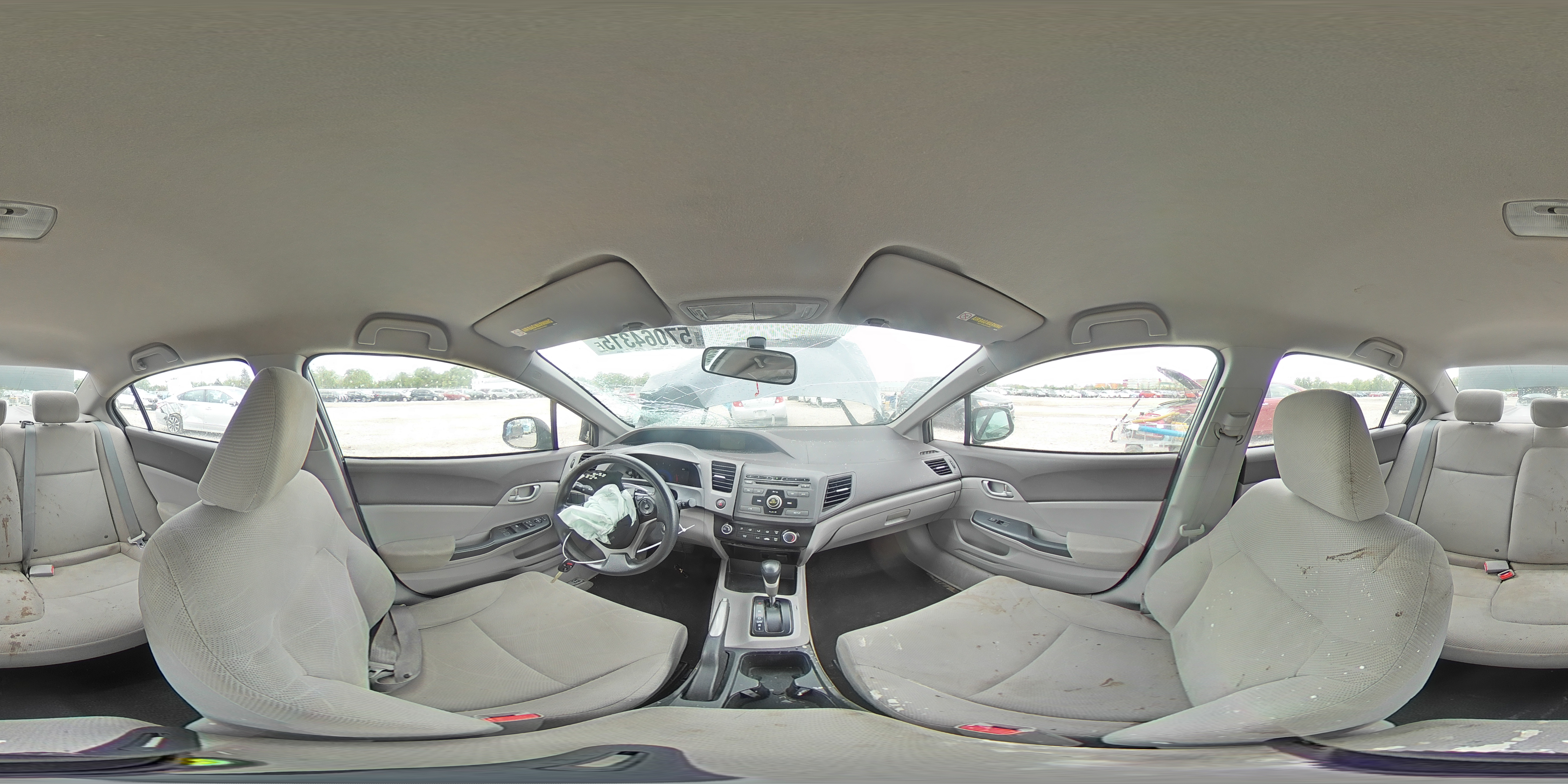 2012 Honda Civic Lx VIN: 19XFB2F5XCE387459 Lot: 57064315