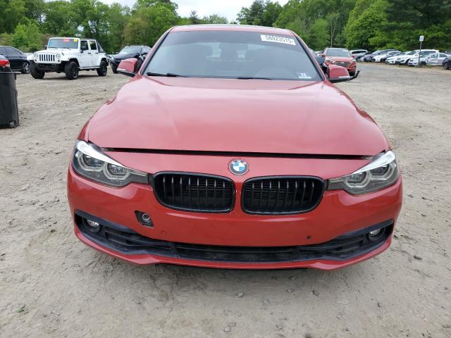  BMW 3 SERIES 2018 Czerwony