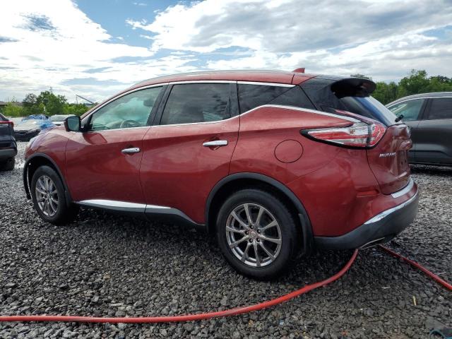  NISSAN MURANO 2017 Czerwony
