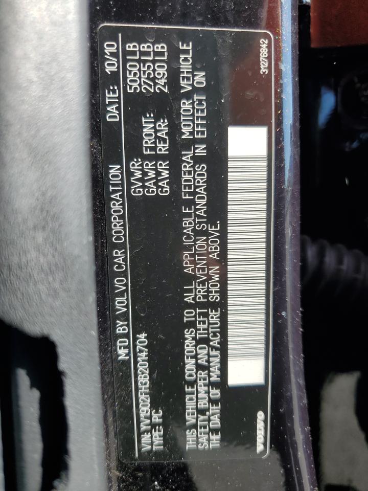 2011 Volvo S60 T6 VIN: YV1902FH3B2014704 Lot: 56225875