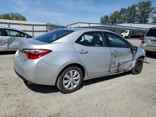  TOYOTA COROLLA 2014 Silver