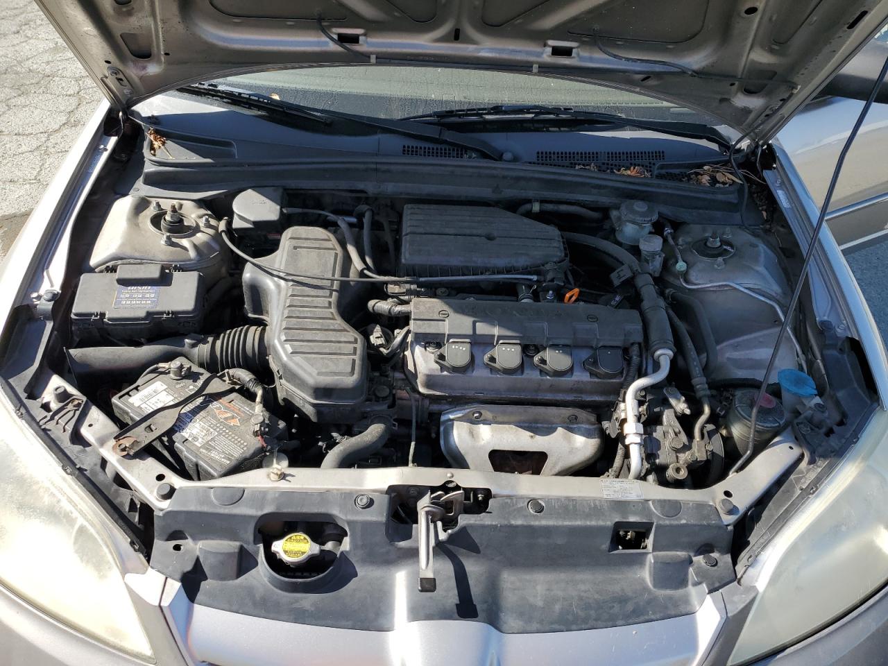 2004 Honda Civic Lx VIN: JHMES15534S002005 Lot: 58444635