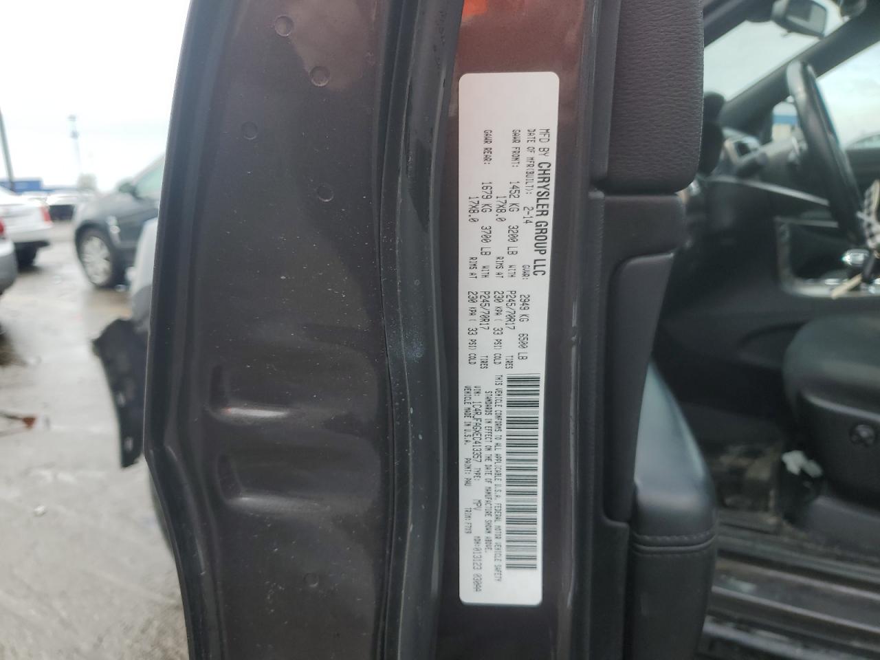 2014 Jeep Grand Cherokee Laredo VIN: 1C4RJFAGXEC413357 Lot: 55437105