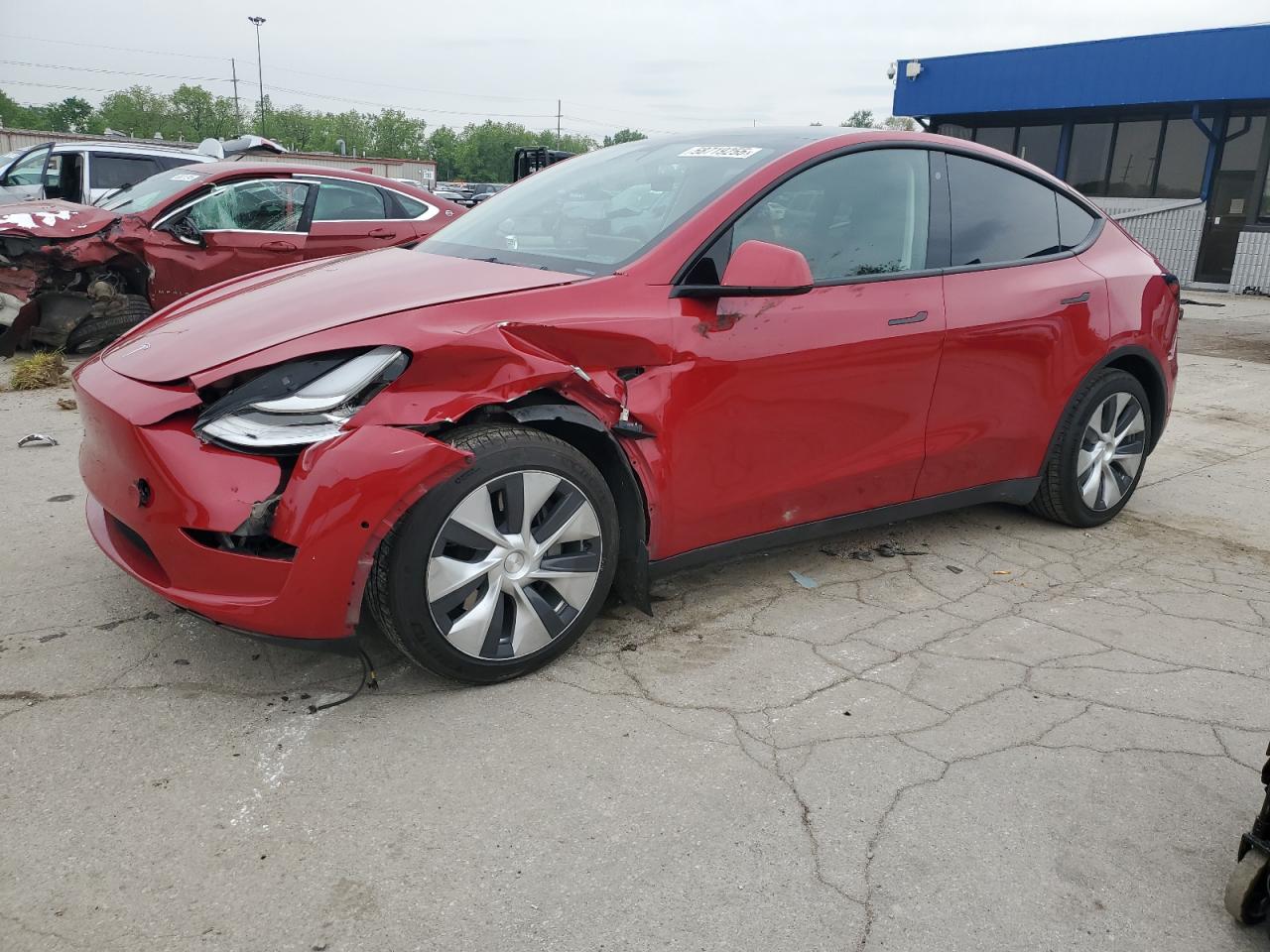 2021 Tesla Model Y للبيع في Fort Wayne، IN - Front End
