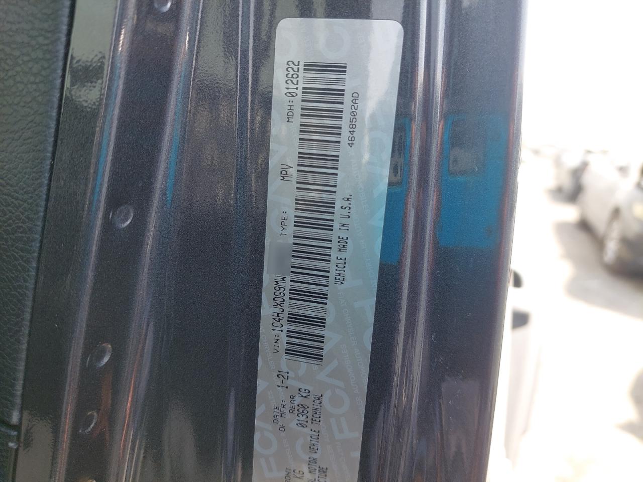 1C4HJXDG9MW639853 - 2021 Jeep WRANGLER - #57536465