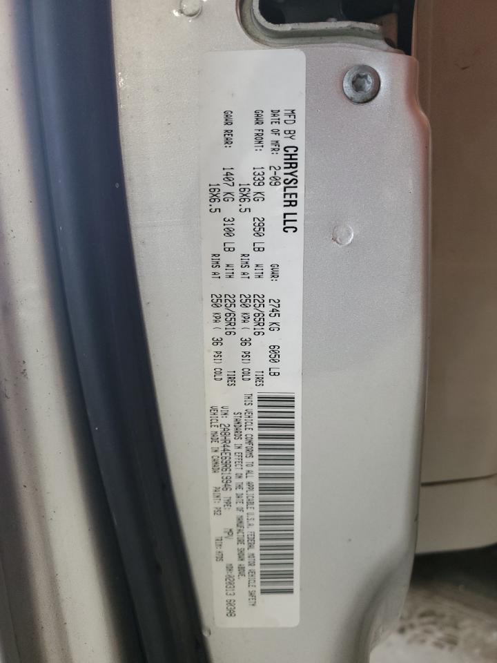 2009 Chrysler Town & Country Lx VIN: 2A8HR44E69R619946 Lot: 57818975