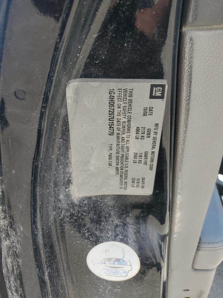 2007 Buick Lucerne Cxl VIN: 1G4HD57297U154779 Lot: 56706745