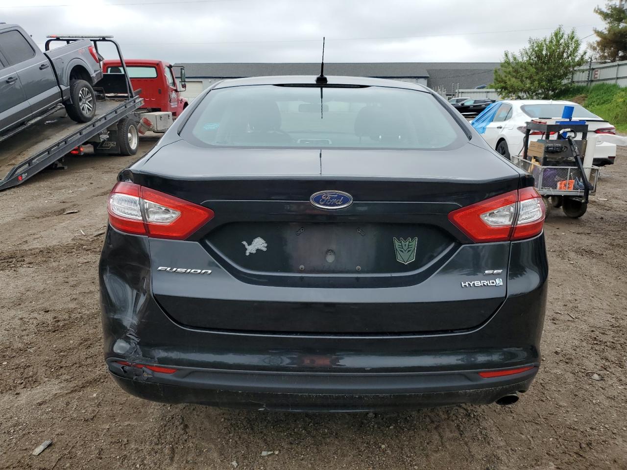 2014 Ford Fusion Se Hybrid VIN: 3FA6P0LUXER191766 Lot: 56682295