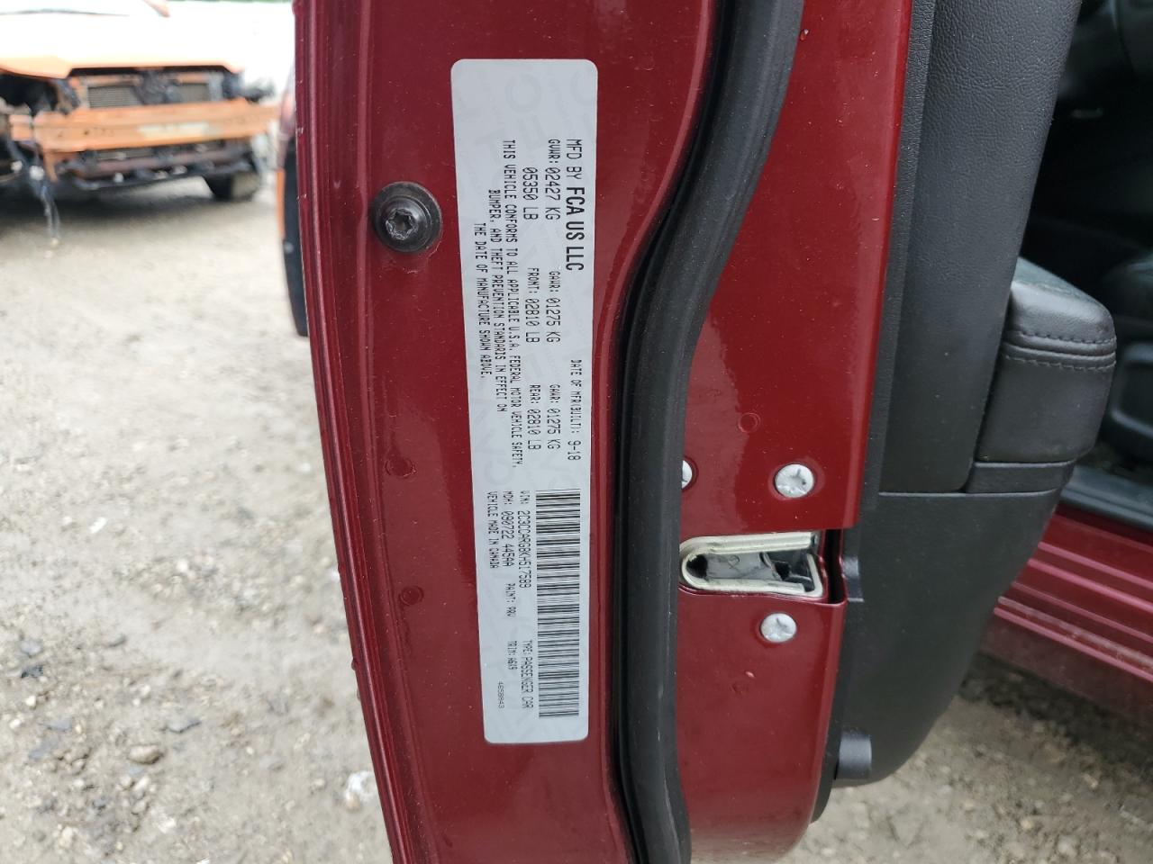 2019 Chrysler 300 Touring VIN: 2C3CCARG8KH517589 Lot: 56358395
