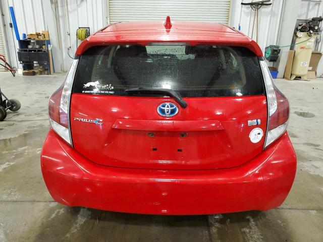 Hatchbacks TOYOTA PRIUS 2015 Red